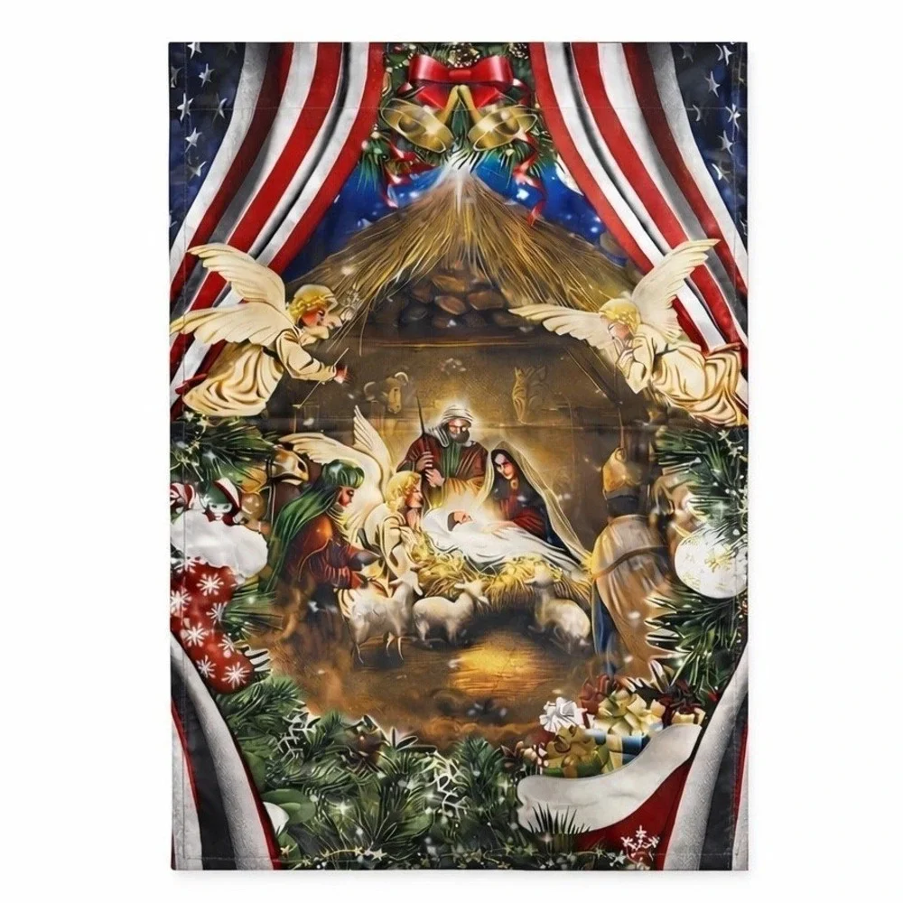 Christmas Nativity 12 x‎ 18 Garden Flag Religious Holiday Jesus Decor